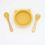 Thumbnail: Baby Bear Shape Food Training Silicone Bowl With Spoon Tableware
