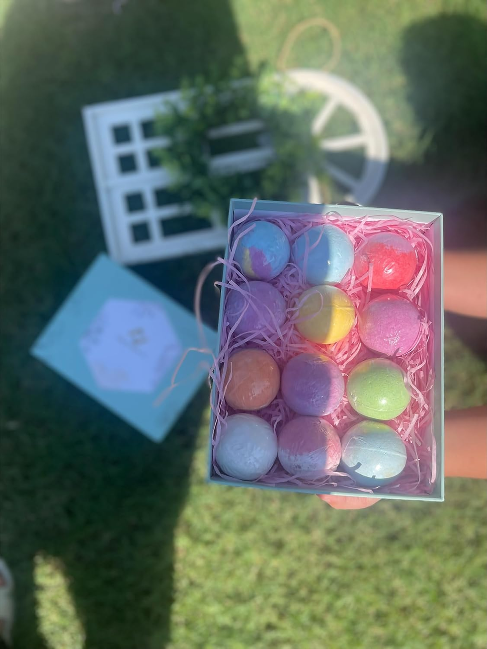 Thumbnail: 12 Bath Bombs Coco, Shea Butter, Perfect Bubbles