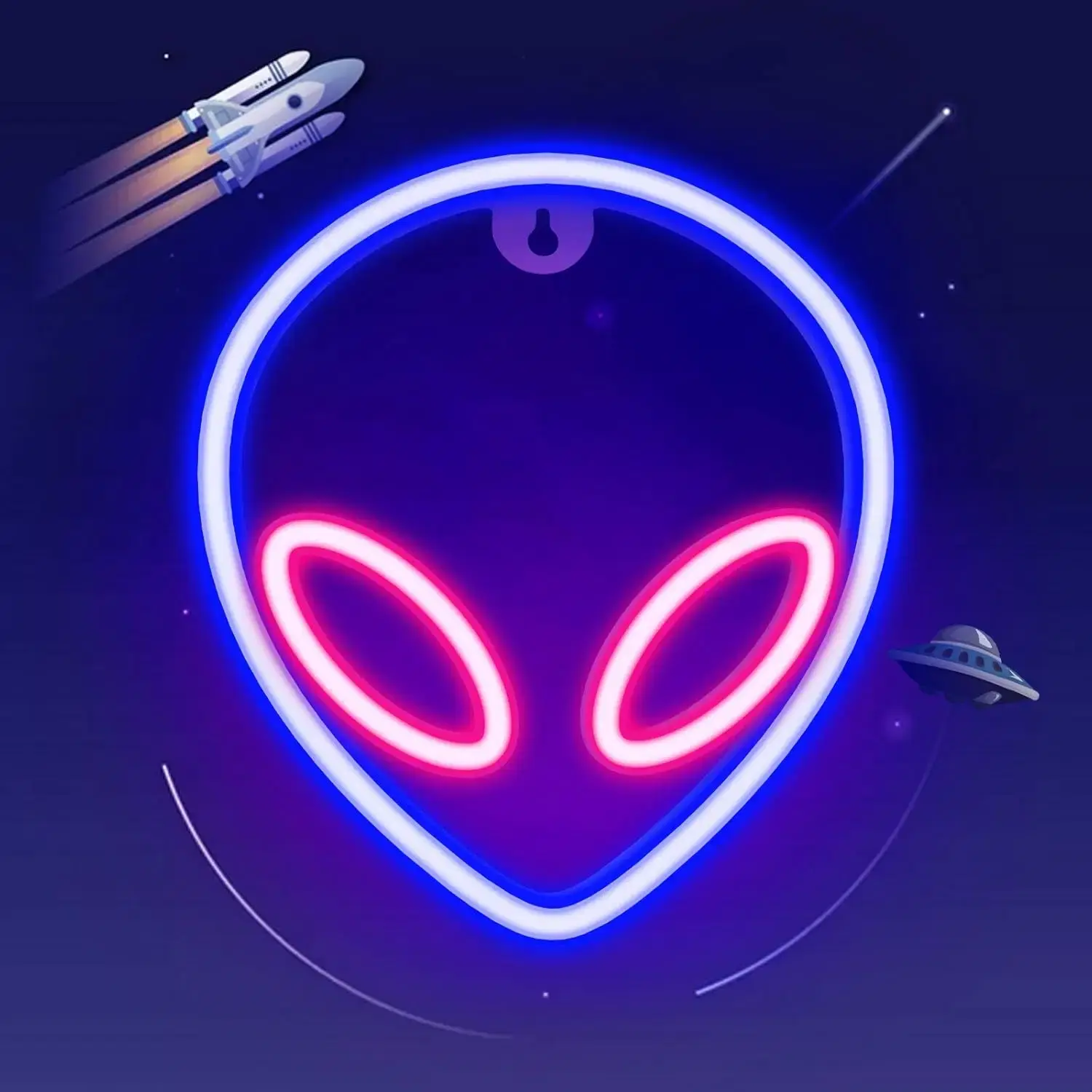 Alien Neon Lights Room Decor