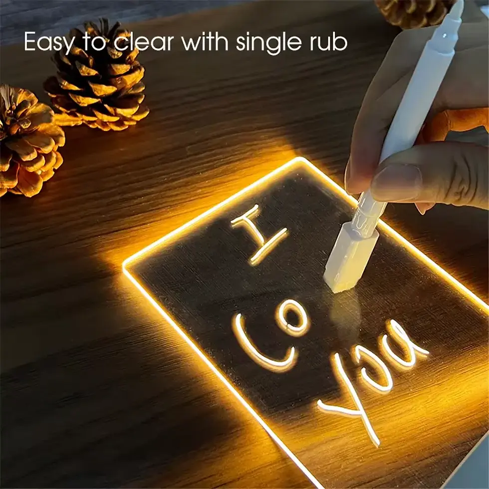 Thumbnail: Transparent Luminous LED Erasable Night Lights