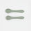 Thumbnail: Baby Food Grade Complementary Food Training Silicone Spoon Fork Sets
