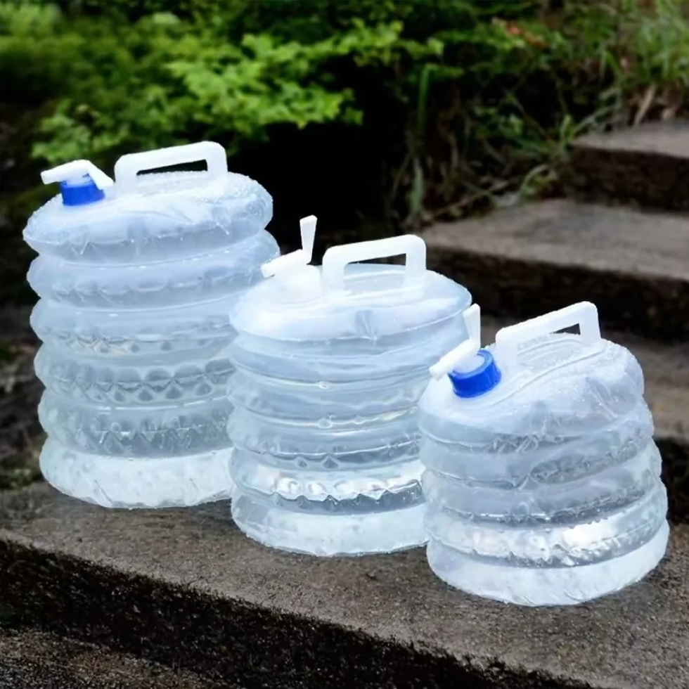 Thumbnail: Portable 5/10L/15L Outdoor Collapsible  Water Carrier