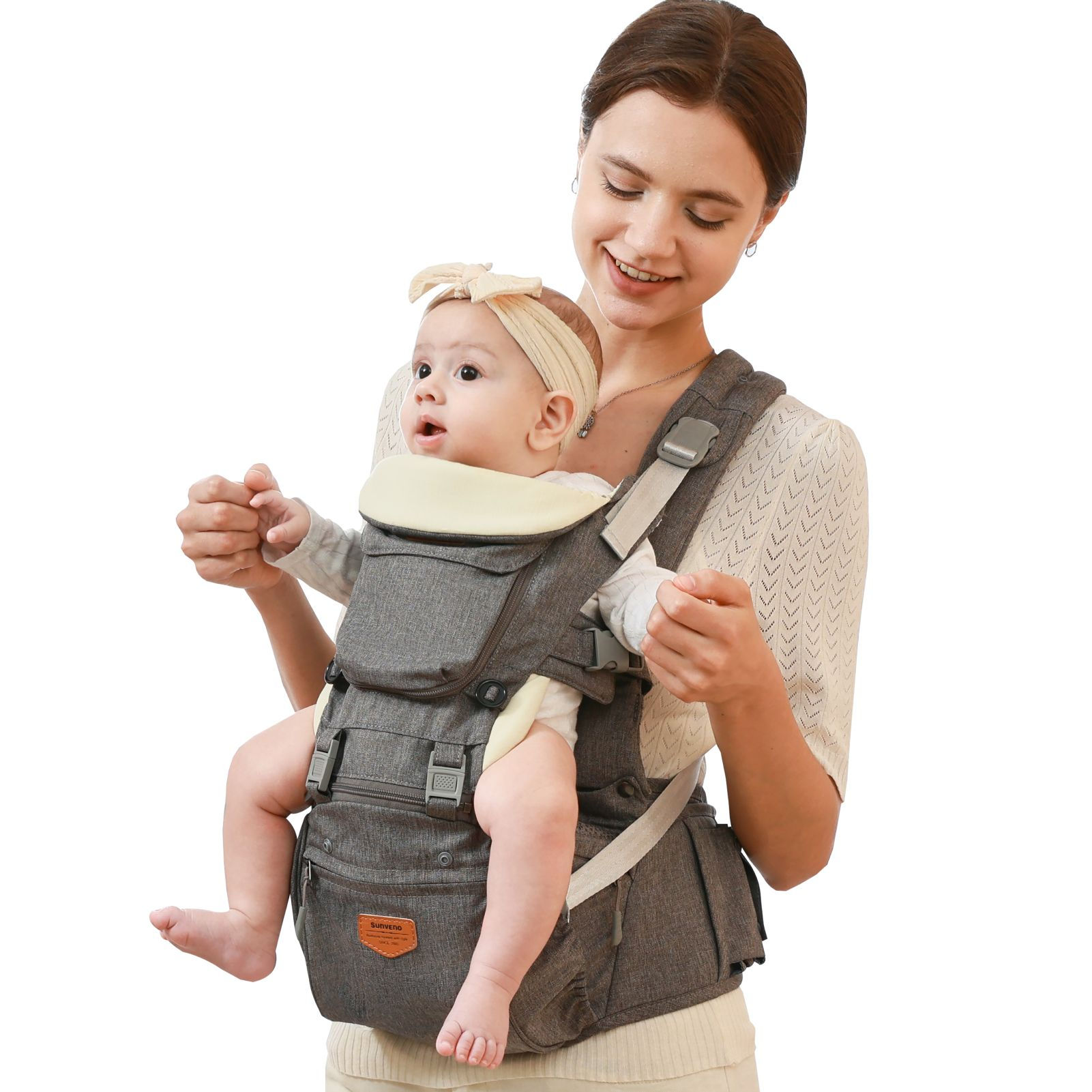 Ergonomic 3-in-1 Baby Carrier and Hipseat