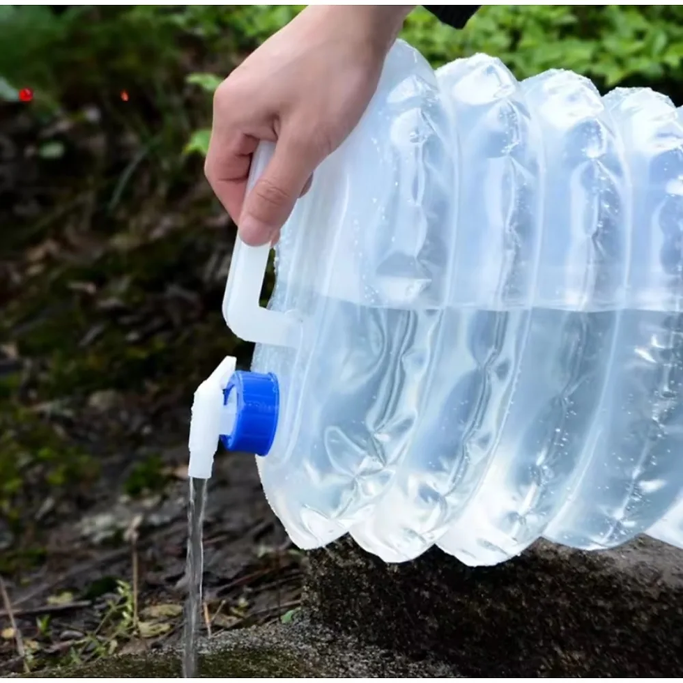 Thumbnail: Portable 5/10L/15L Outdoor Collapsible  Water Carrier