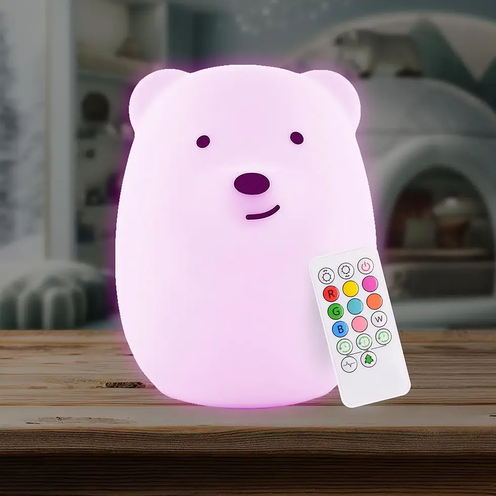 Thumbnail: Lovable Squishy Silicone Night Animals for Kids