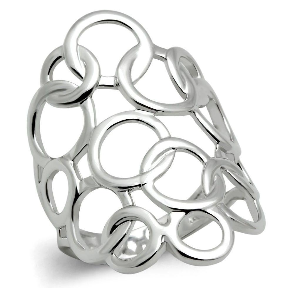 Thumbnail: Rhodium Brass Ring