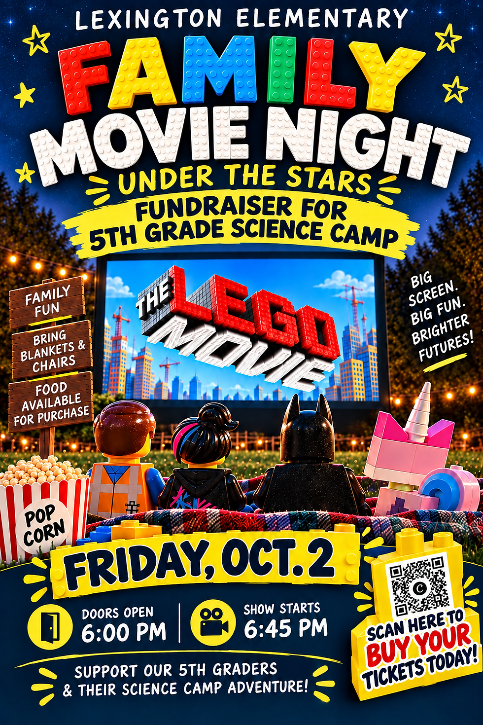 Family Movie Night- Under the Stars!