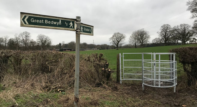 New kissing gate installation
