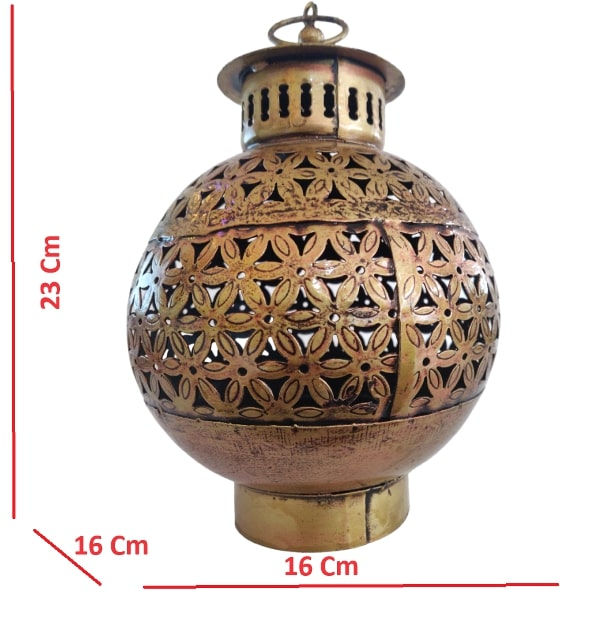 थंबनेल: Size-Netted Handi Shaped Candle Holder Stand
