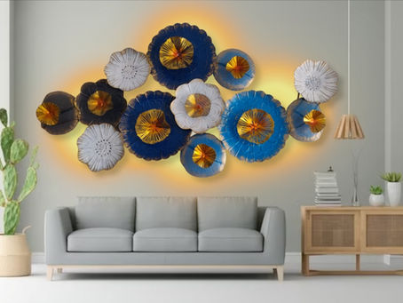 ✨ Transform Your Space with Metal Flower Wall Décor for Home and Office