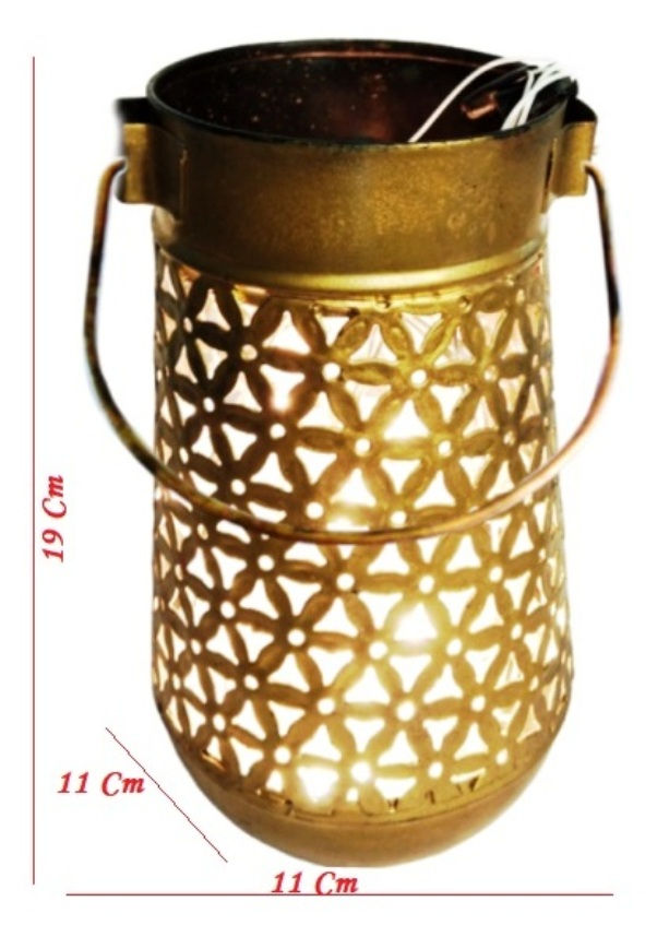 थंबनेल: Size-Vase Tealight Candle Holder Stand Metal Table & Hanging Decor