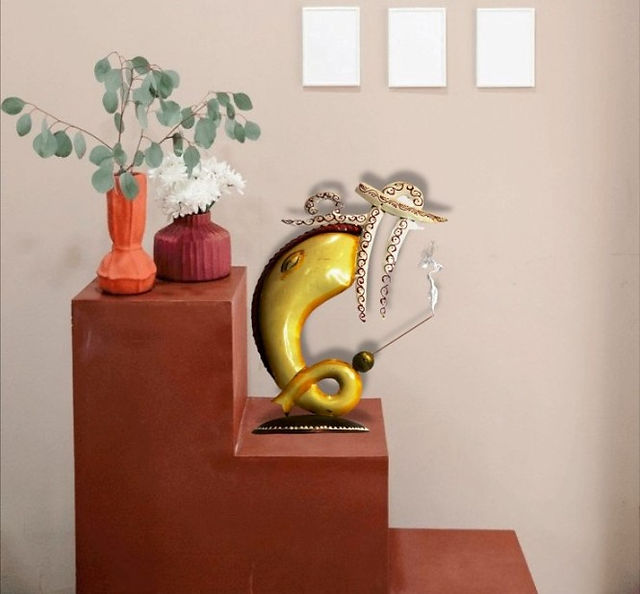 Shree Ganesha Agarbatti Stand Size LWH 5.5 x 10.5 x 14.5 Inch / 14 x 27 x 37 Cm Wt 450 Gm Material Iron