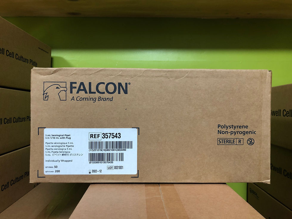 Corning, Falcon, Serological Pipets, 5ml [200/case], 357543 루사이언스