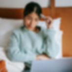 Woman deciding what to do next in life