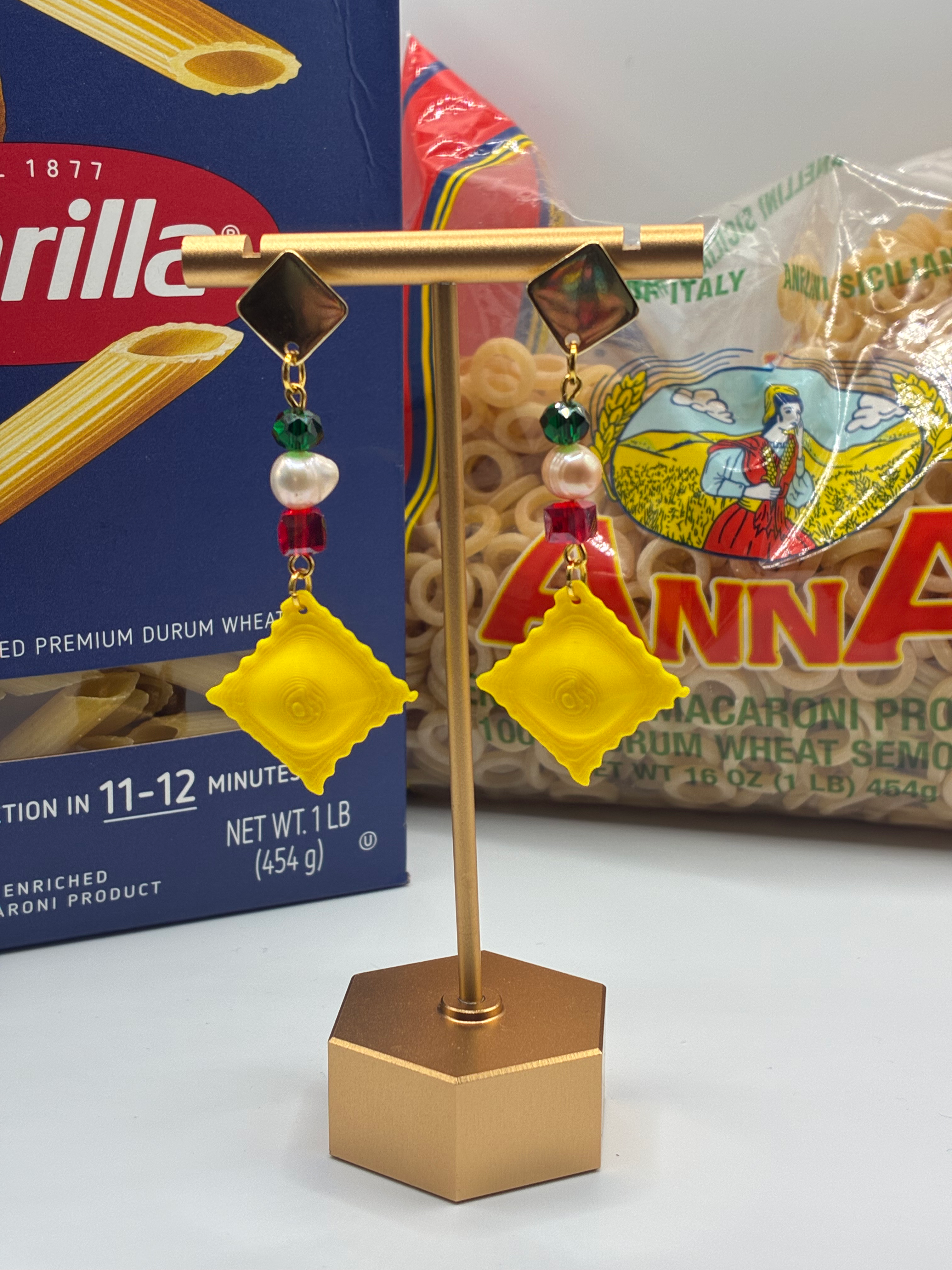Ravioli Earrings
