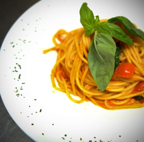 Piatti di cucina italiana del ristorante sul Lago di Garda.