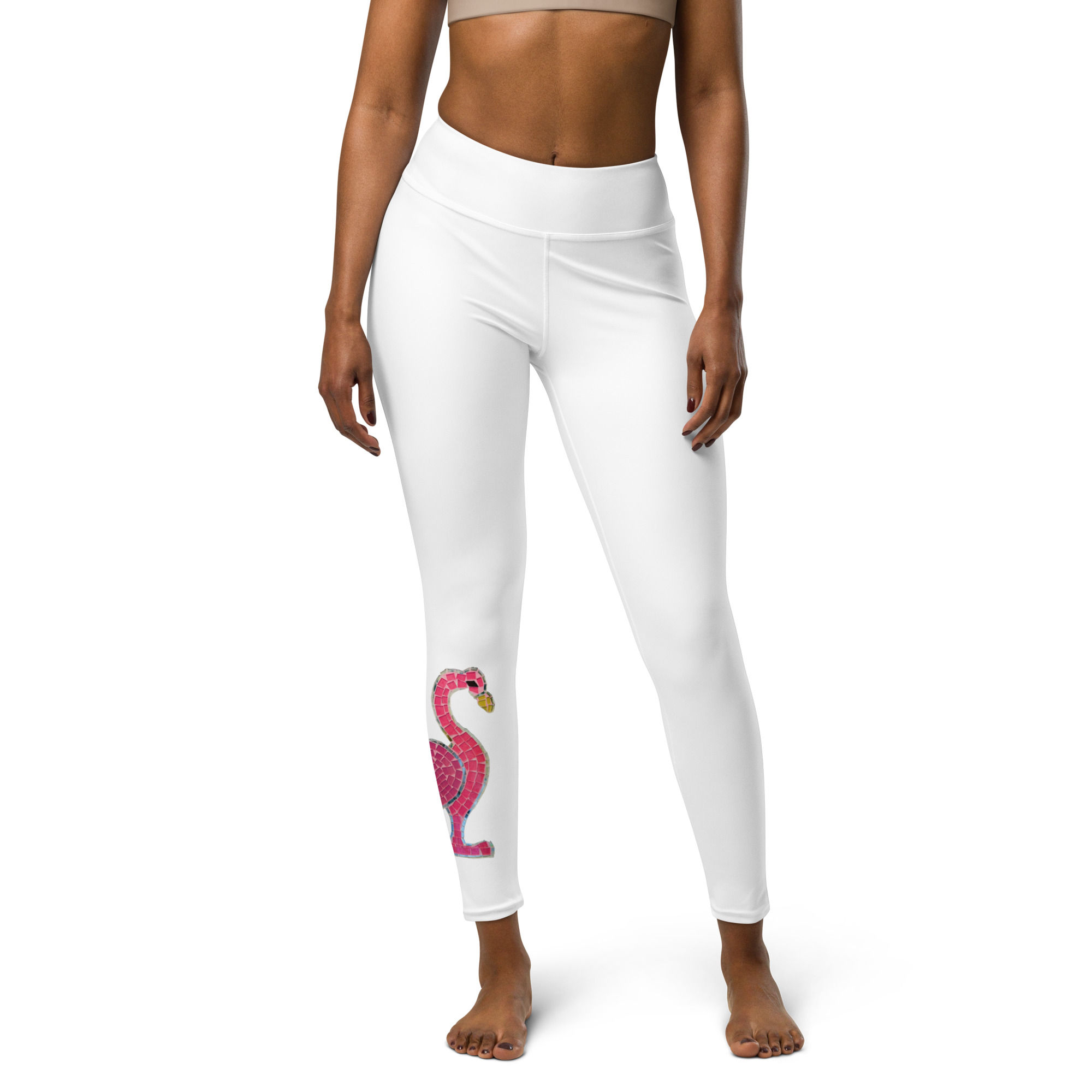 Pink Flamingo Yoga Leggings