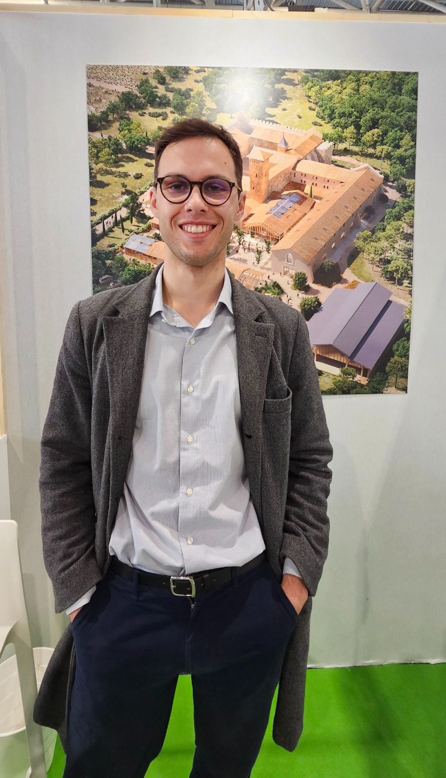 Louis Pont au Salon de l'Agriculture 2026, stand Agriterra Group