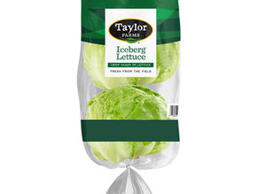 Taylor Farms iceberg lettuce in retail packaging, the product type investigated in the 2026 Cyclospora outbreak