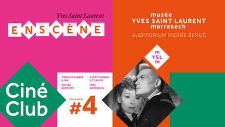 Official Ciné-Club 4 artwork from Musée Yves Saint Laurent Marrakech