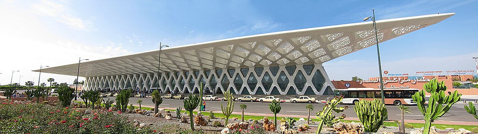 Marrakech Menara Airport terminal in Marrakech, Morocco