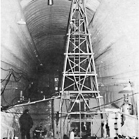 Drilling equipment in Greenland, illustrating the operating environment for mineral exploration