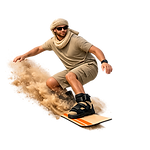 Actividad Sandboard en las dunas Marruecos