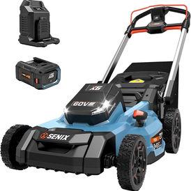 SENIX X6 60V Max 21 inch cordless push lawn mower