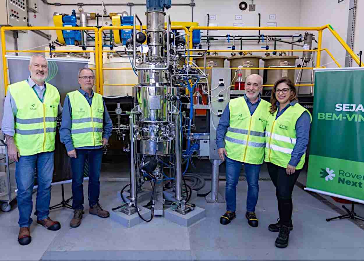 Rovensa Next pilot fermentation plant and bioreactor in Brazil