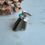Miniatyrbilde: Hamret bred sølvring m/Amasonitt