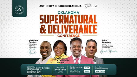 Supernatural and Deliverance Conf' March 2025
