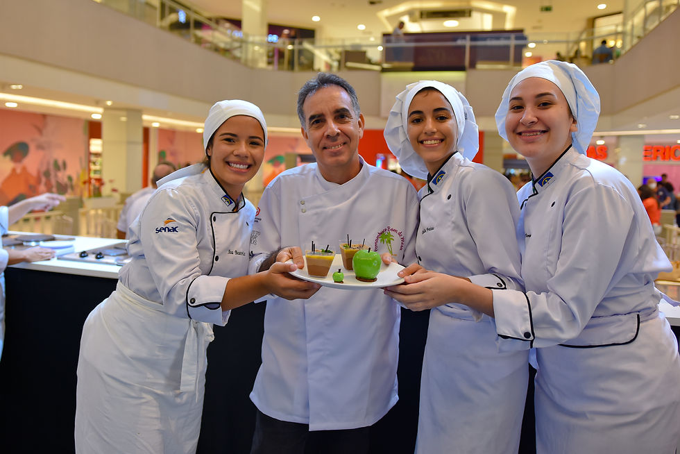 Chef Fred Barros e equipe