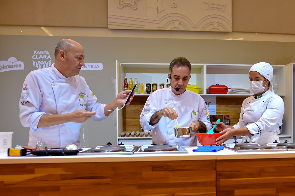 Chefs César Santos e Fred Barros
