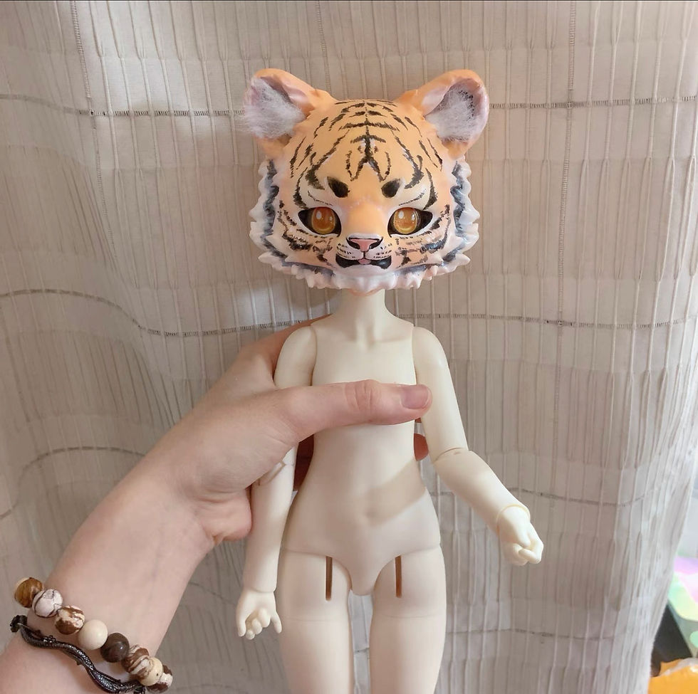 Thumbnail: 「JSDOLL」Tiger Chubby 1/4 1/3 Head Only