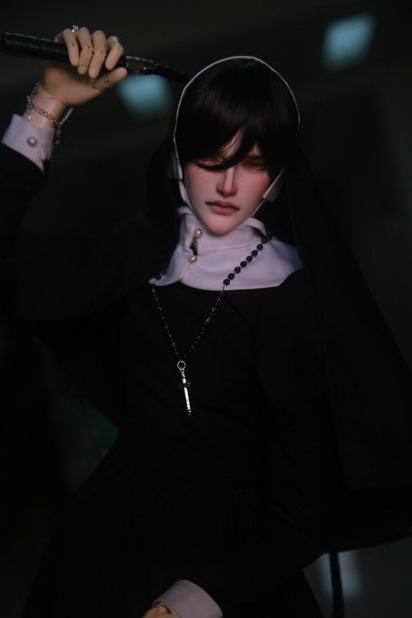 Thumbnail: 「QingYe」Rikugo (scar ver) BJD Head Only (75cm)