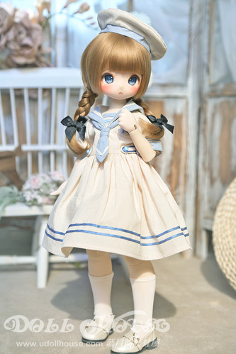 BlueMoon」Childhood Sailor Dress (MDD/MSD/ Chubby l 1/4) BJD