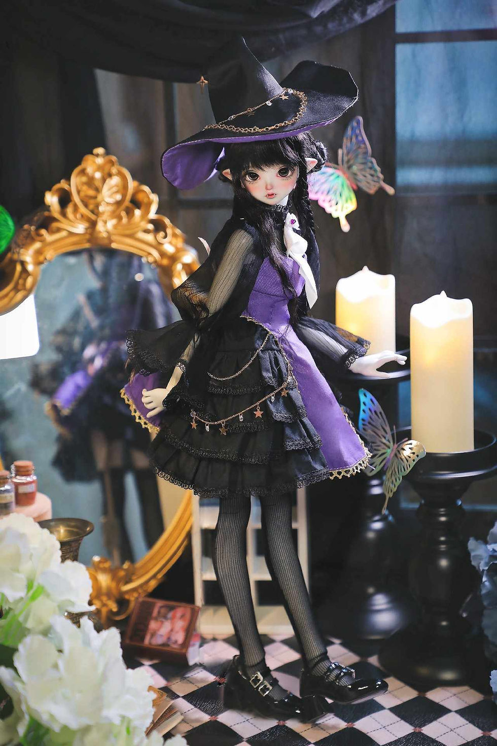 Thumbnail: 「AugustDreams」Witch's Love (MSD/ MDD/ Chubby) BJD Outfit Only