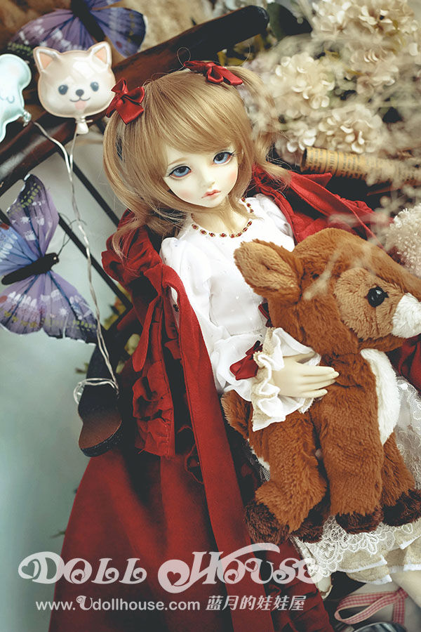 Thumbnail: 「BlueMoon」Red Riding Hood (MDD/MSD/ Chubby l 1/4) BJD Outfit Only