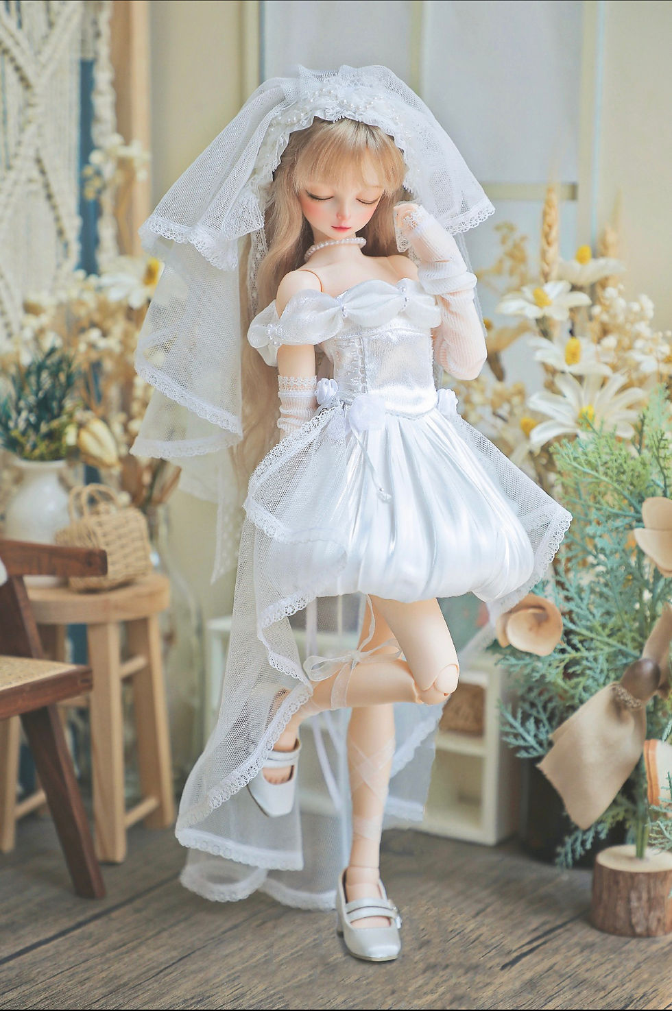 Thumbnail: 「AugustDreams」Moon Rose (MSD/ MDD/ Chubby) BJD Outfit Only