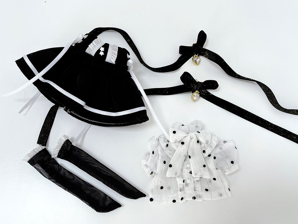Thumbnail: 「Sasato」Sweet nightmares (MDD/MSD/Chubby l 1/4) BJD Outfit Only