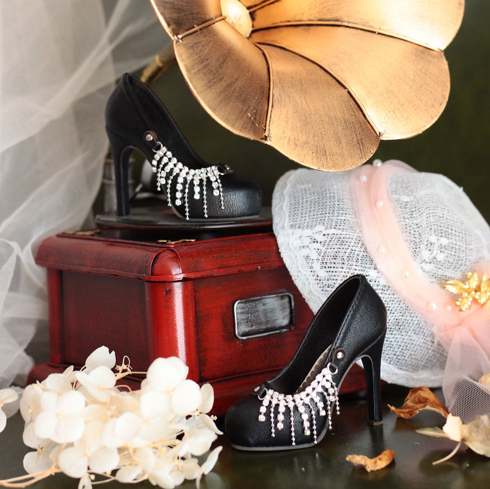 「S&G」Czech Drill Sheepskin High Heels _ Leather Haute Couture Series