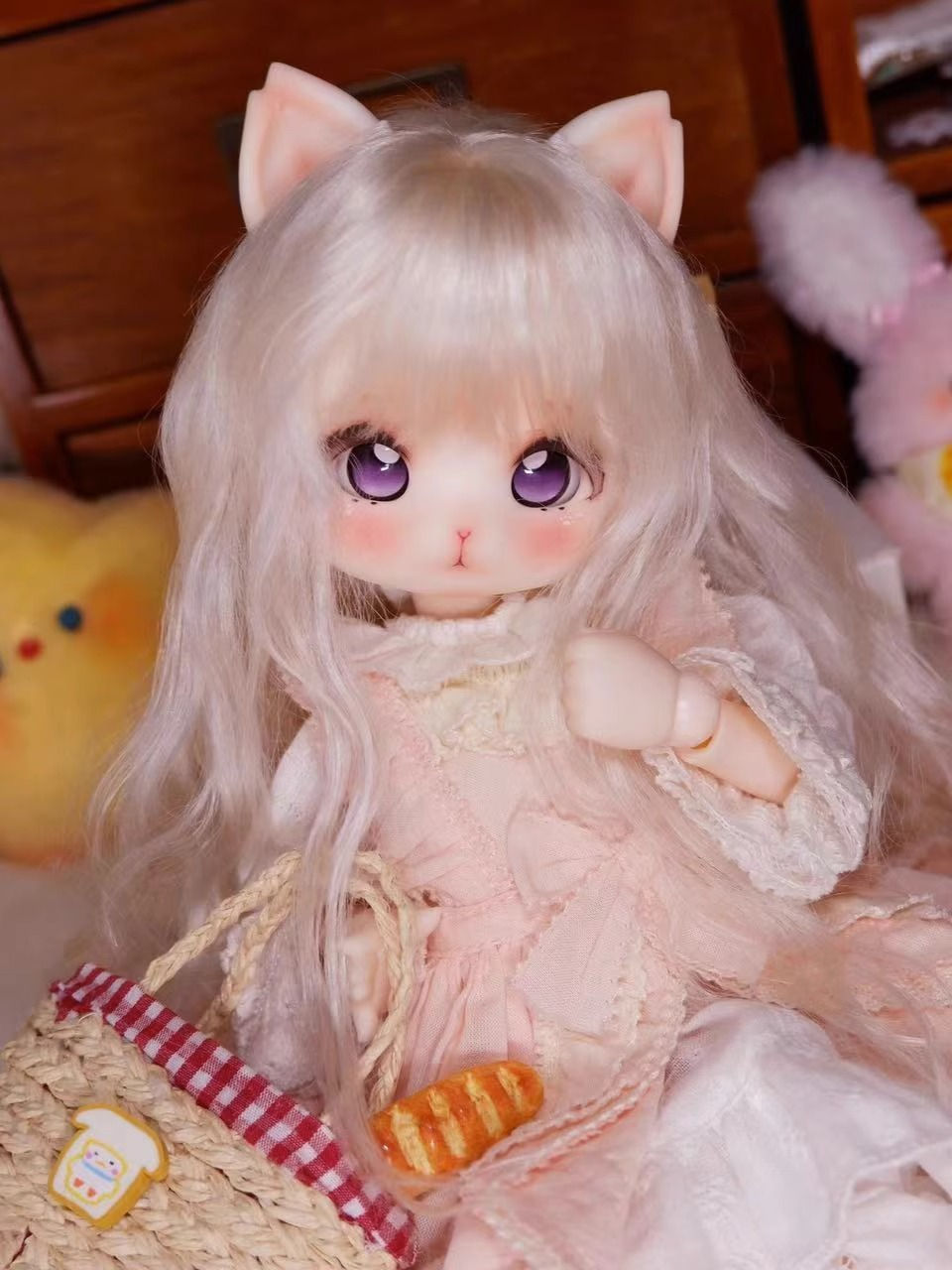 Thumbnail: 「Kaniboom」 Dou Meow BJD Head Only (1/6 l 1/5)