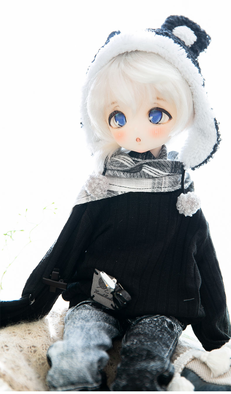 Thumbnail: 「Neko」DogEgg BJD Doll Head only ELF VER (1/4 l Chubby)