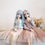 Thumbnail: 「BlueMoon」Emerald Sweater + Gauze Skirt (1/3, SD/ DD/ SDGR) BJD Outfit Only
