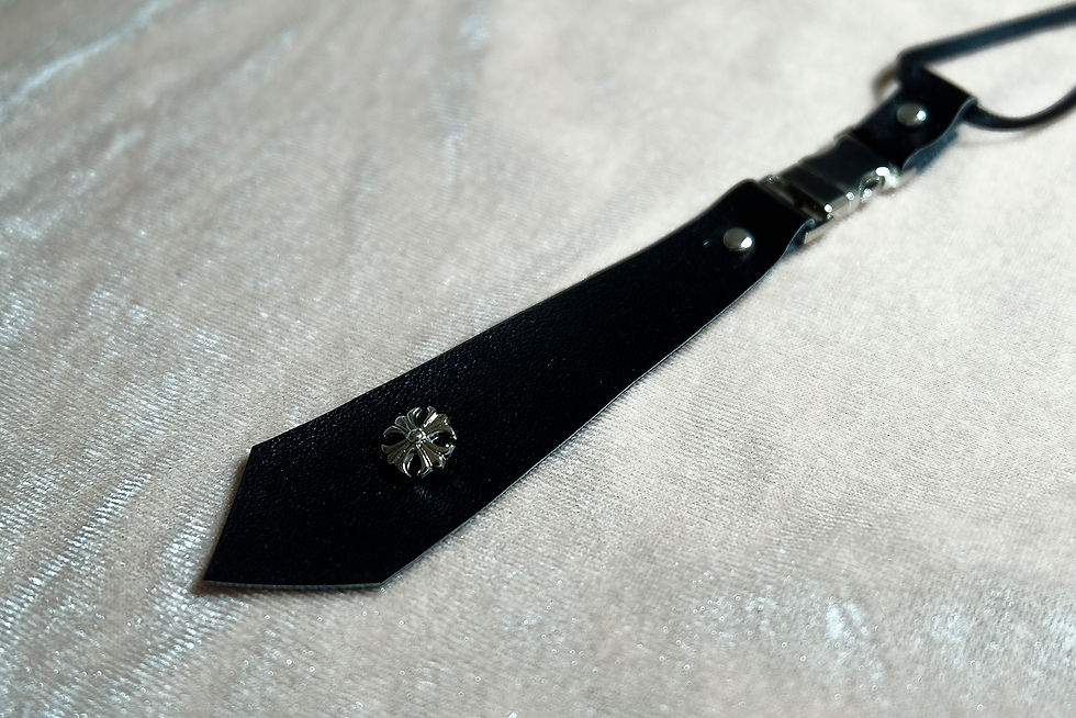 Thumbnail: 「SuGen」Leather Tie for BJD (1/3 l 68cm l 75cm)