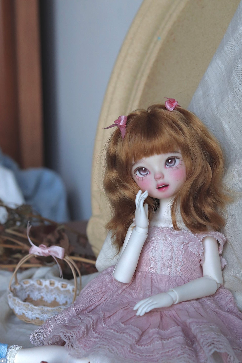 Thumbnail: 「Kinoko」Vina 1/6 1/5 BJD Doll Full Set Hand