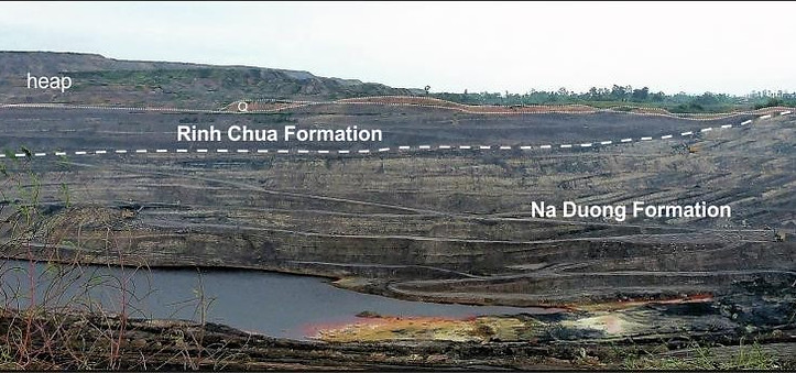 hệ tầng trầm tích ở mỏ than Na Dương.jpg