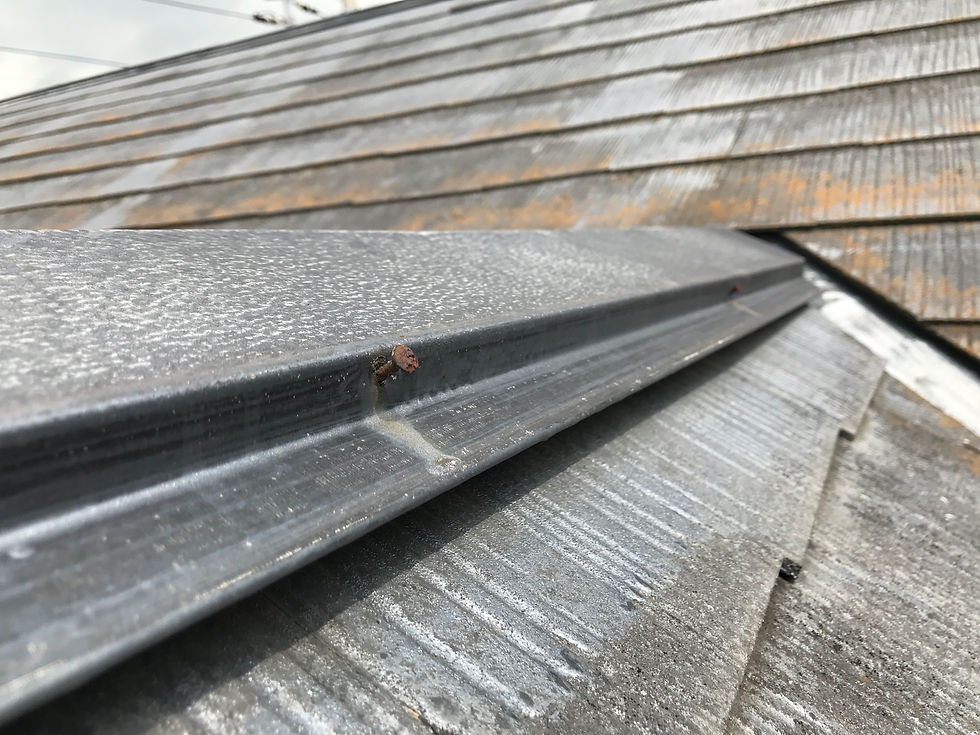 コロ棟板金交換工事