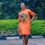 Thumbnail: Caramel Dress with African Map Motif