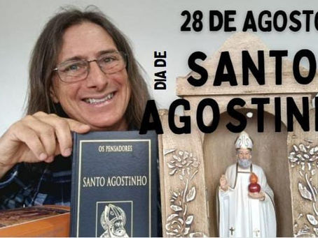 Platão e Santo Agostinho, comungando do mesmo pensamento